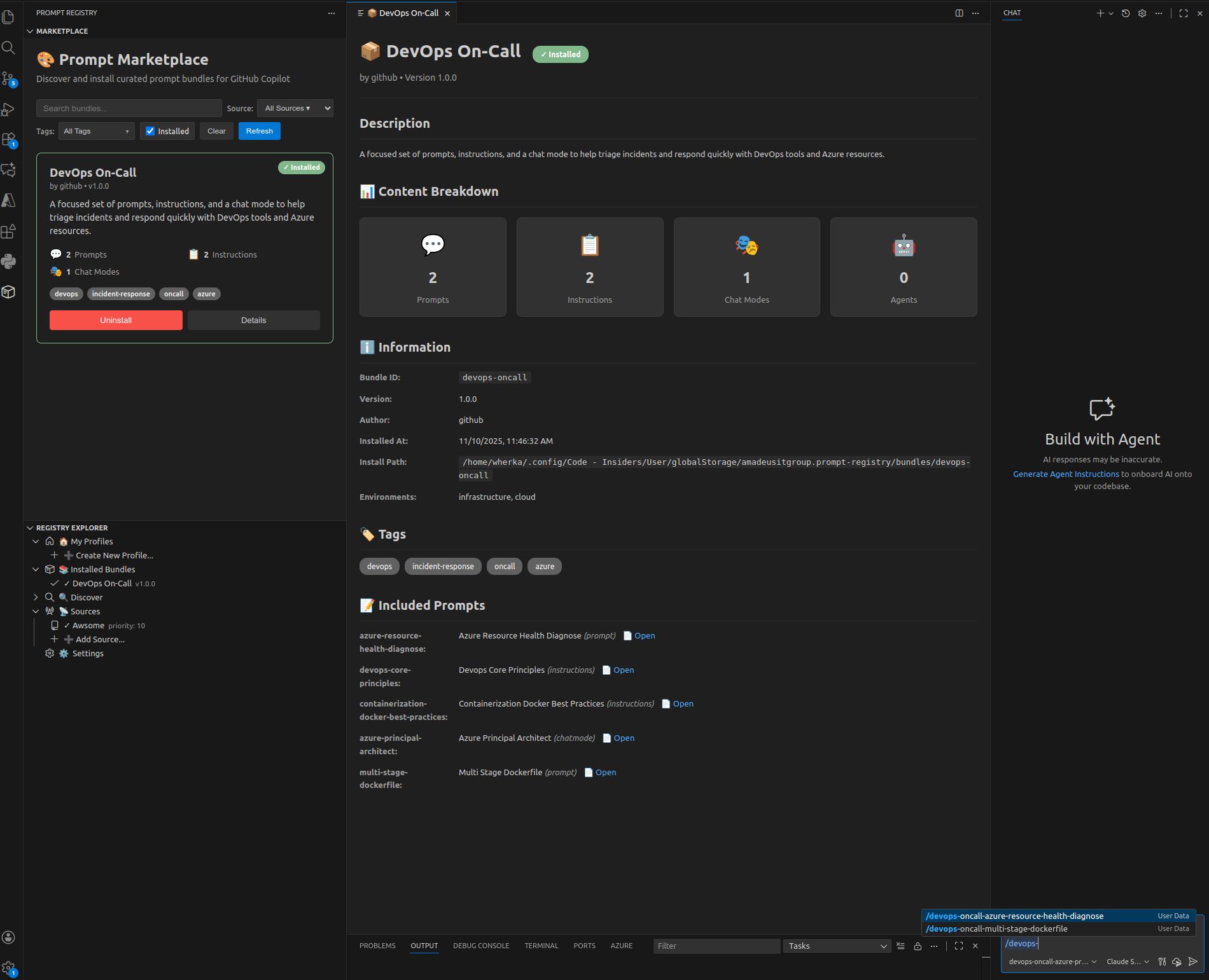 AI Primitives Hub - main views